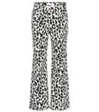 See By Chlo Mid-rise Printed Flared Jeans