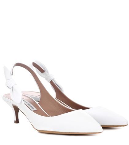 Givenchy Rise Leather Slingback Pumps