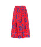 Marni Printed Cotton Midi Skirt