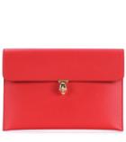 Prada Skull Leather Clutch