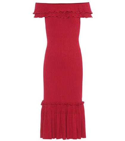 Proenza Schouler Rib-knit Midi Dress