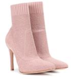 Gianvito Rossi Fiona 105 Bouclé Ankle Boots