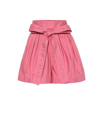 Marc Jacobs Belted Cotton Twill Shorts