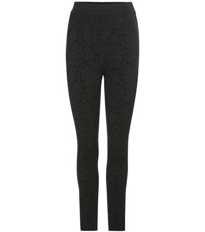 Dolce & Gabbana Jacquard Slim Trousers