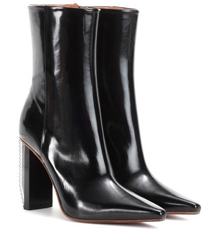 Miu Miu Leather Ankle Boots