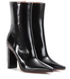 Miu Miu Leather Ankle Boots