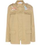 Nicholas Kirkwood Embroidered Cotton-twill Jacket