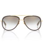 Dita Eyewear Mach Two 18kt Gold-plated Sunglasses