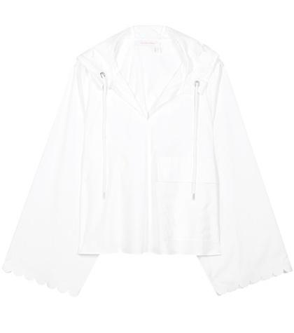Jardin Des Orangers Hooded Cotton Top