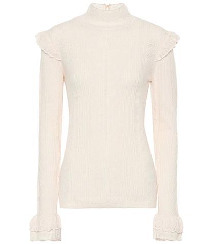 Roger Vivier Wool Turtleneck Sweater