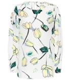 Diane Von Furstenberg Tulip Silk Blouse