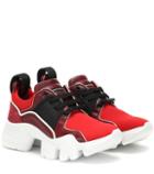 Givenchy Low Jaw Leather-trimmed Sneakers
