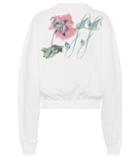 Off-white Printed Cotton Sweatshirt