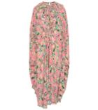 Aquazzura Printed Crêpe Dress