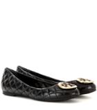 Tory Burch Quinn Quilted Leather Ballerinas