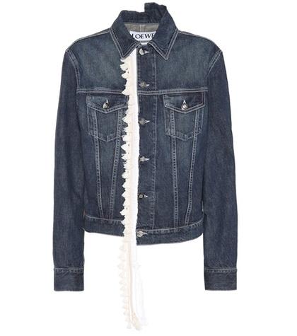 Fendi Rope-trimmed Denim Jacket