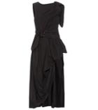 Isa Arfen Cotton-poplin Asymmetric Dress
