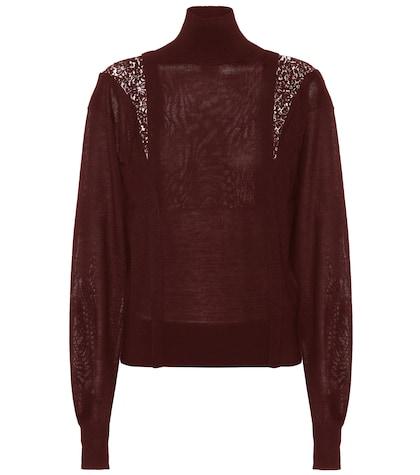 Chlo Wool And Silk Turtleneck Sweater