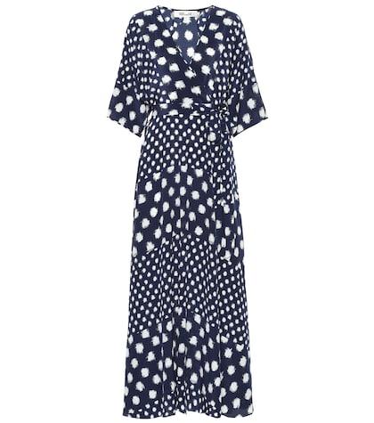 Diane Von Furstenberg Eloise Silk Crêpe De Chine Maxi Dress