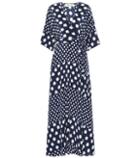Diane Von Furstenberg Eloise Silk Crêpe De Chine Maxi Dress