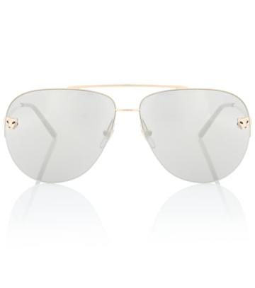 The Row Panthère De Cartier Aviator Sunglasses