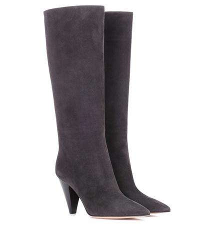 Gianvito Rossi Kelsey 85 Suede Boots