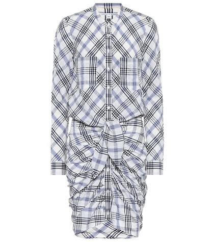 Jimmy Choo Della Checked Shirt Dress