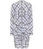 Jimmy Choo Della Checked Shirt Dress