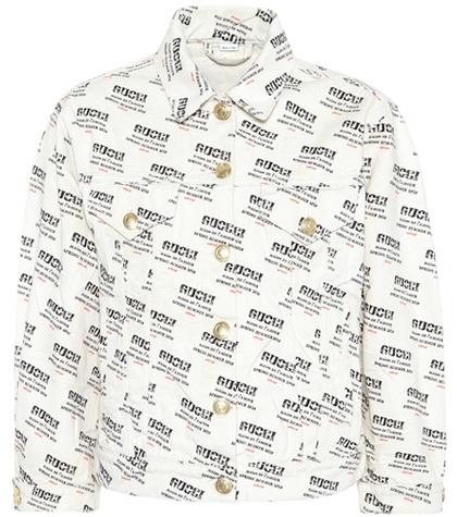 Gucci Printed Denim Jacket