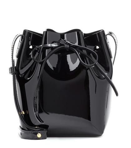 Mansur Gavriel Mini Mini Patent Leather Bucket Bag
