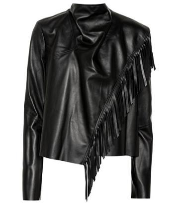 Isabel Marant Nestor Fringed Leather Jacket