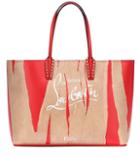 Saint Laurent Cabata Loubikraft Leather Tote