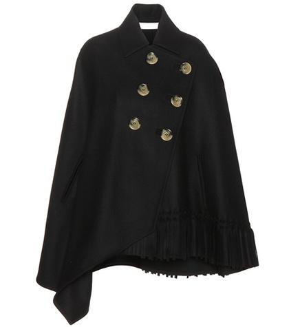 Proenza Schouler Tassel Wool Cape
