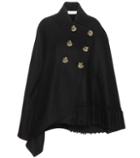 Proenza Schouler Tassel Wool Cape