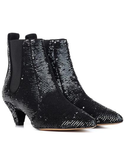 Maison Margiela Effie Sequinned Ankle Boots
