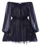 Mugler Silk Off-the-shoulder Minidress