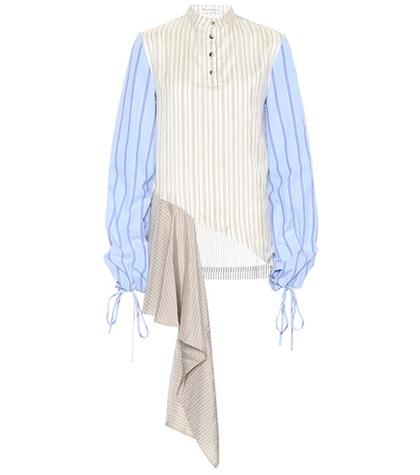 Jw Anderson Striped Cotton And Silk Shirt