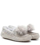Ugg Dakota Pom Pom Suede Moccasins