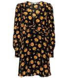 Veronica Beard Marion Printed Silk Minidress