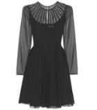 Saint Laurent Embellished Silk Minidress