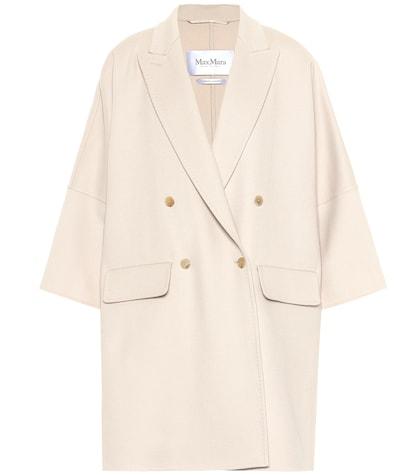 Oscar De La Renta Fibra Wool And Angora Coat