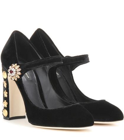 Giambattista Valli Exclusive To Mytheresa.com – Embellished Velvet Pumps