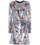 Dolce & Gabbana Button Sequined Dress