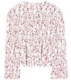 Stuart Weitzman Floral-printed Top