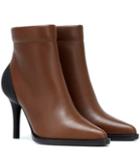 Dolce & Gabbana Tracey Leather Ankle Boots
