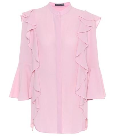 Alexander Mcqueen Silk Top