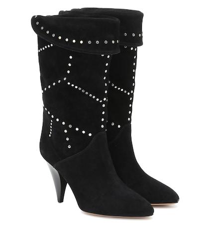 Roksanda Lestee Studded Suede Ankle Boots