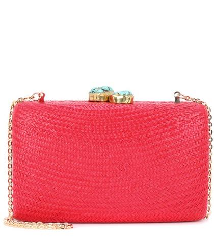 Marc Jacobs Straw Clutch