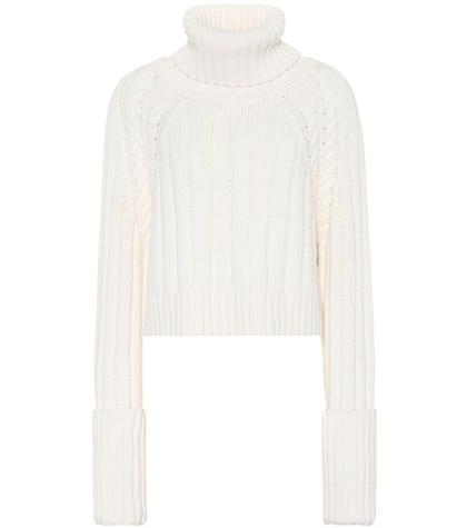 Matthew Adams Dolan Cropped Wool Sweater