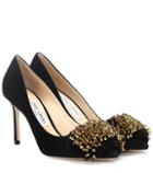 Fendi Thelma 85 Suede Pumps